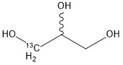 Rac-Glycerol-[1-13C]